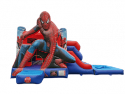 13X23X13 Spiderman Bounce House With Dual Water Slide