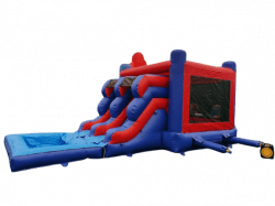 13X23X1320Spiderman20Bounce20House20With20Dual20Water20Slid 3 13X23X13 Spiderman Bounce House With Dual Water Slide